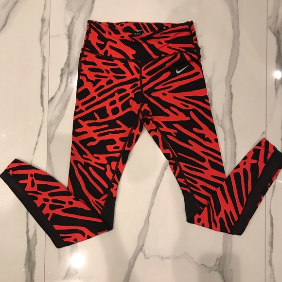 NIKE Running Epic Lux Palm Print Tights XS - Picture 3 of 6